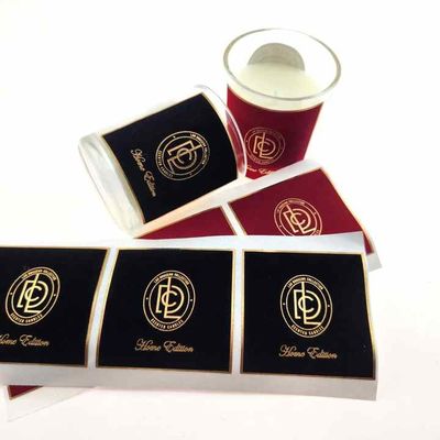 Velvet Candle Label Printing Scent Luxury Private Label Candle Jar Perfume Bottle Sticker