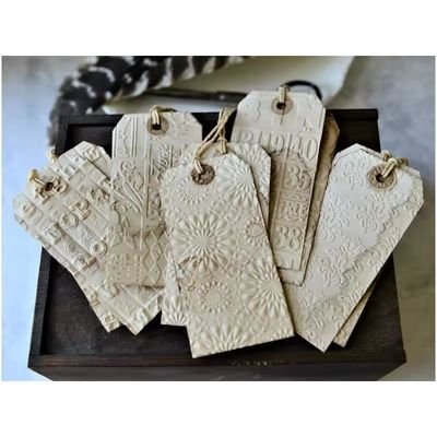 Beli Customized Shape Clothing Hang Tag Pencetakan Kayu Kraft Hangtags online manufacture