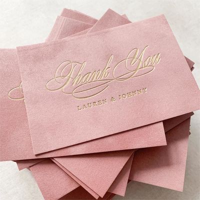 Waterproof Candle Label Printing Cards Velvet Square Cards Untuk Undangan Liburan