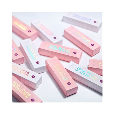 Lip Balm Kotak Kertas Disesuaikan Kemasan Kotak Lipstick Khusus Dengan Stiker