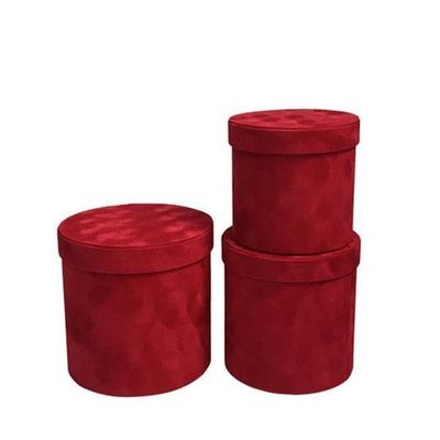 Paket tabung kertas kerajinan silinder mewah kotak bulat bunga bungkus hadiah mawar topi kertas kotak bunga