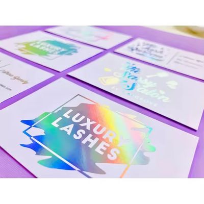 Luxury sisi penuh warna kartu nama Pencetakan ditingkatkan Lapisan Soft Touch Hang Tags Label