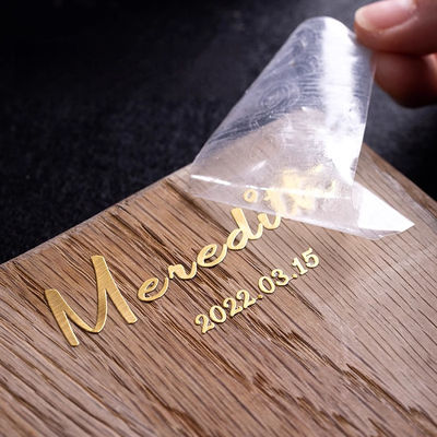 Stiker Transparan Berkualitas Tinggi untuk Botol Parfum Pencetakan Label Waterproof