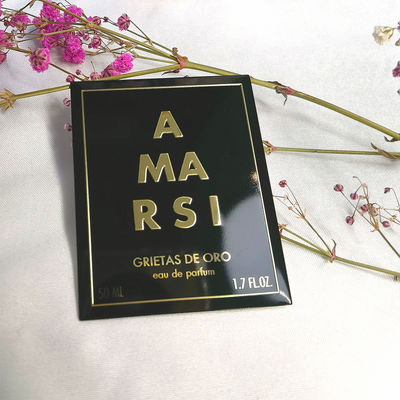 Botol parfum yang disesuaikan dengan logo Kotak Label logam dengan dukungan perekat untuk kemasan kosmetik logo Plat logam