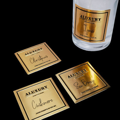 Beli Label botol parfum dengan perekat diri tahan air dan cap kertas khusus online manufacture