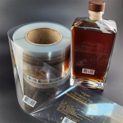Custom Adhesive Whisky & Brandy Label Anggur Merah Rulo Pencetakan Label Botol Bir Minuman Beralkohol