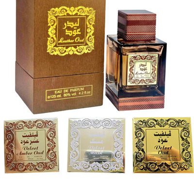 Stiker Logam Pribadi Matte Kustom Label Lilin Parfum Beraroma