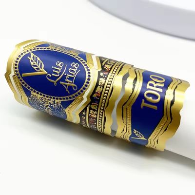Beli Custom Logo Cigar Label with Full-automatic Production and Customized Shape for Premium Branding online manufacture