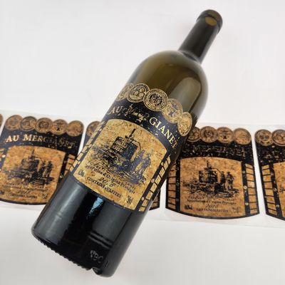 Harga yang bagus Label Botol Anggur Kayu Oak on line
