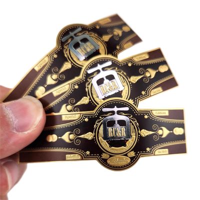 Harga yang bagus Cetak Label Rokok Kertas tebal Cetakan Anti Palsu 3D Sticker Cetakan Cincin Merek on line