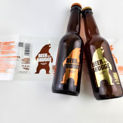 Harga yang bagus Label Tulis Transparan Sendiri Tahan Air Label Wine Custom on line