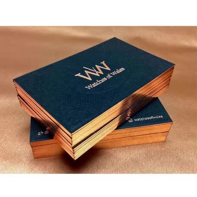 Harga yang bagus Logo Custom Cardstock Pemakaman Terima kasih Kartu Pribadi Lapisan Holographic Printing on line