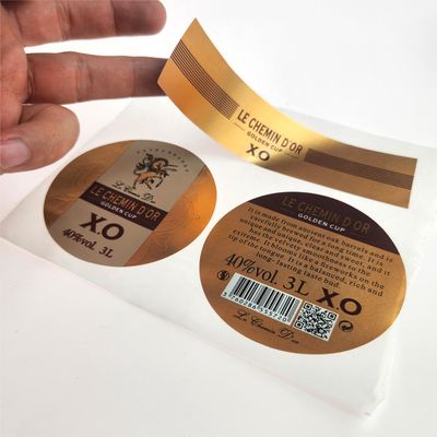 Harga yang bagus Anggur Merah Tequila Brandy Label Bir Jus Kopi Stiker Anggur Untuk Botol on line